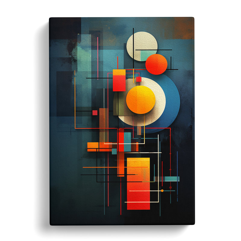 Bauhaus Digital - Wrapped Canvas, 76cm H x 50cm W x 3cm D
