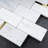 Supreme Tile Natural Bianco 2" x 4" Marble Brick Joint Mosaic Wall Tile-86557855