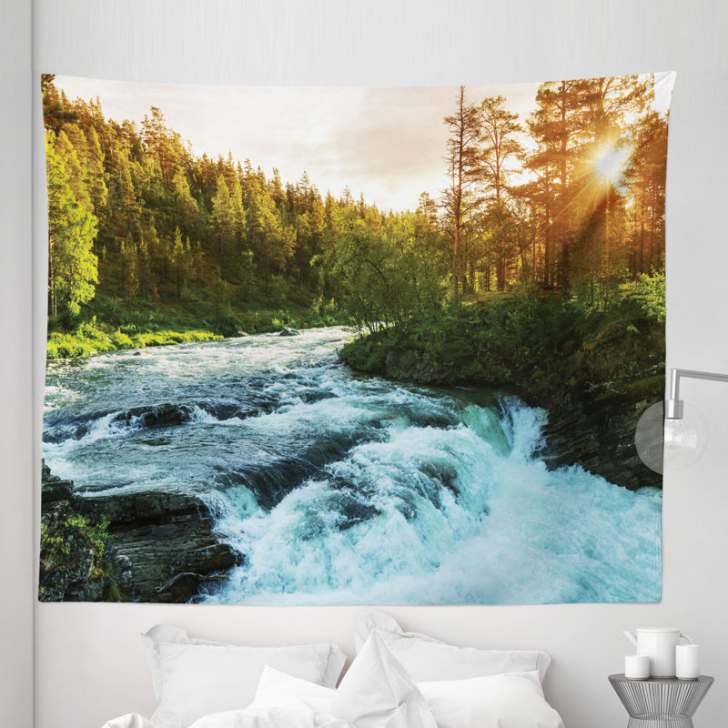 Microfiber Wall Hanging, 264.16cm H x 223.52cm W