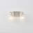 2-light Vanity Light with Clear Ribbed Glass Shade-647891125