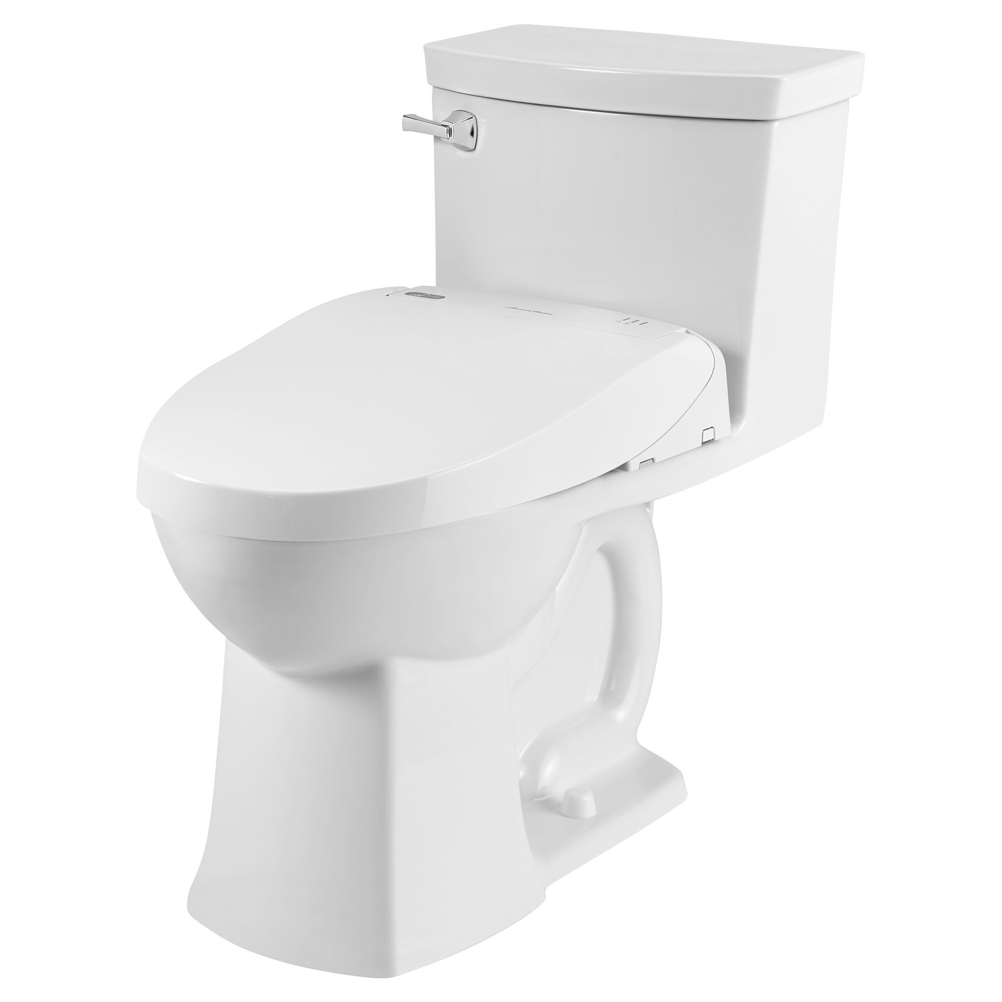 Luxe Bidet Elongated Comfort Fit Toilet Seat, White