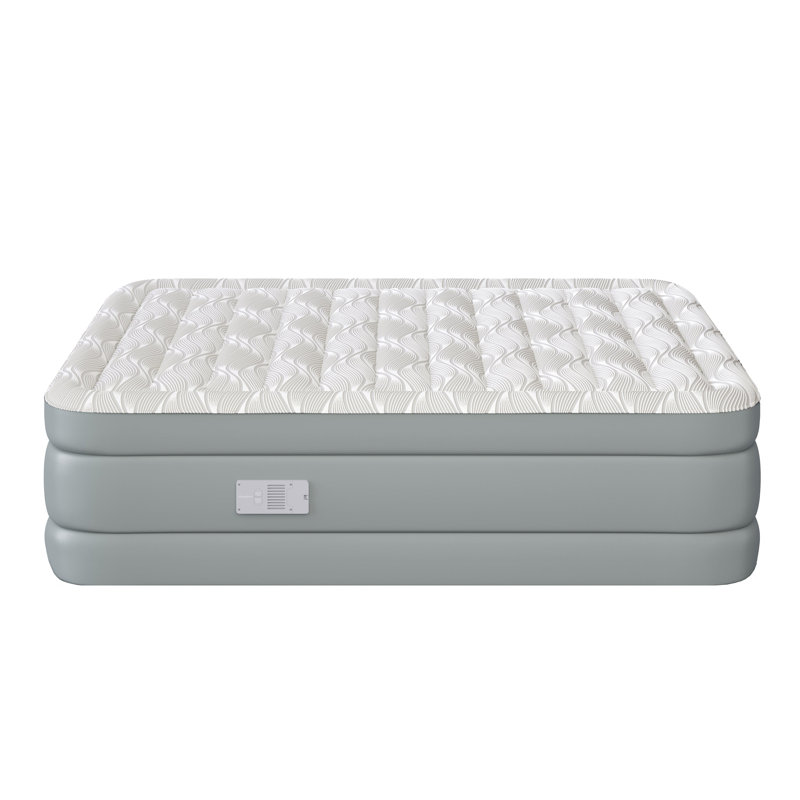 Beautyrest 20 in. Luxaire Raised Air Mattress with Cool Vent Top, Auto Shutoff Pump, Durable Air-Tight Construction, Twin