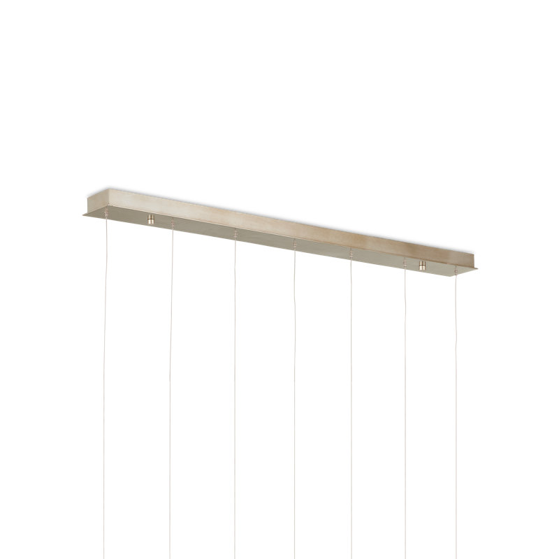 Luminaire suspendu rectangulaire 7 lumières Finhorn
