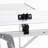 Folding Camping Table, Portable Roll Up Side Tables, Lightweight Aluminum Beach Table with Adjustable Height, Top Mesh Layer and Carry Bag, For Outdoor BBQ Tailgating Picnic, Travel, Silver