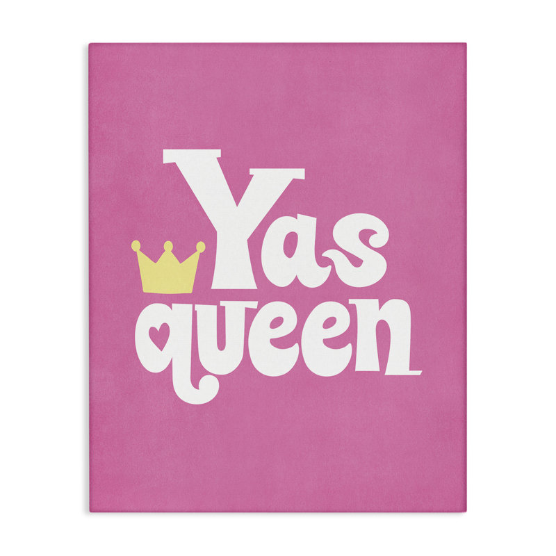 «Yas Queen with Crown» par Nataly White, H 48 po x l 36 po