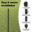 Vidaxl Fence With Posts Steel-116797948-116797938