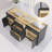 72'' Double Bathroom Vanity Base Only