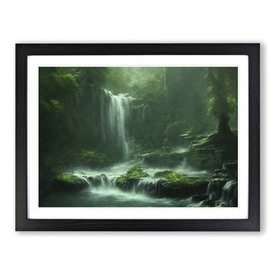 Traditional Waterfall - Single Picture Frame Print