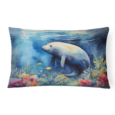 Manatee Throw Pillow