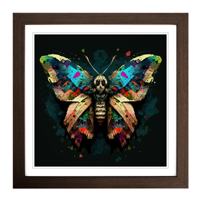 Moth Pop Art - Framed Print