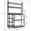 Lockbourne 39.37" Steel Standard Baker's Rack with Microwave Compatibility
