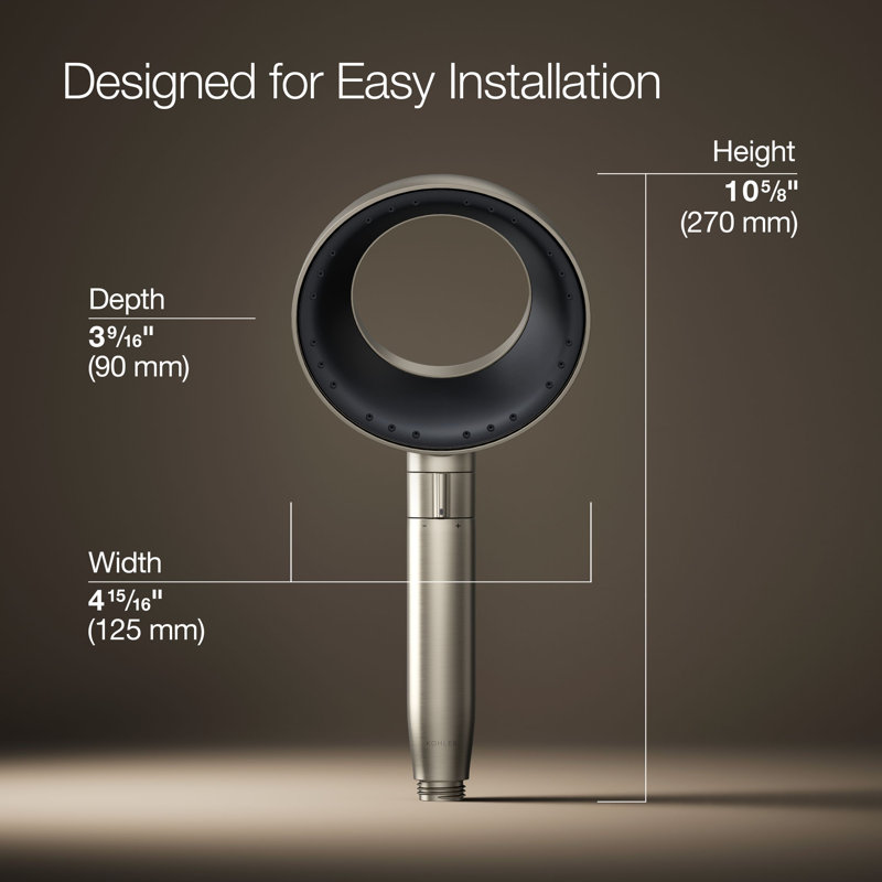 Statement Ves Single-Function Handshower 1.5 Gpm, Vibrant Brushed Nickel