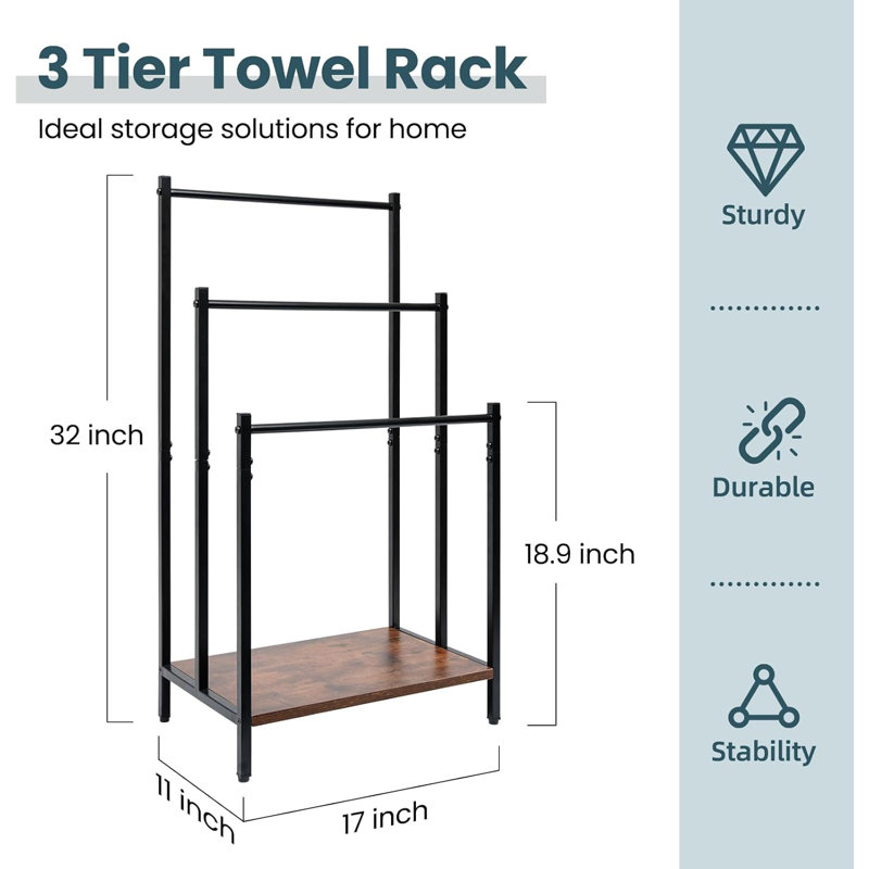 Towel Racks Blanket Storage For Living Room, Drying And Display Rack With Shelf, Freestanding Towel Holder For Bath Storage, Hand Towels, Outdoor Pool Towel