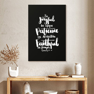 Be Faithful Bible Verse