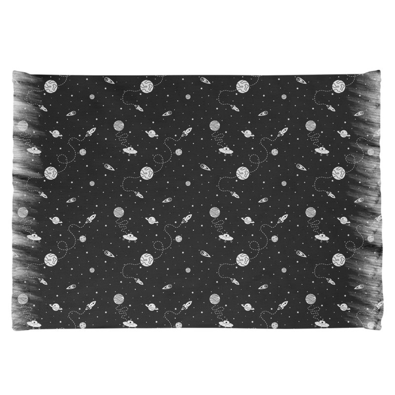 Espace extérieur noir/blanc tapis Mcguigan, Non