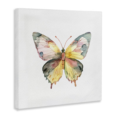 Watercolor Butterfly Subtlety Canvas, design by Kim Allen