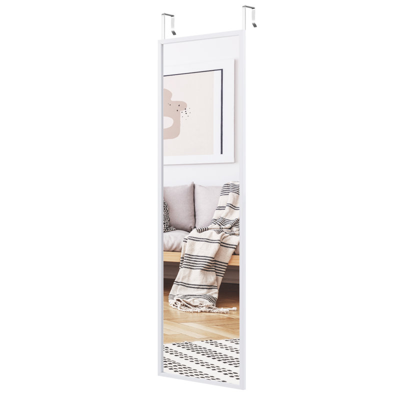 Nasri Metal Mirror, White