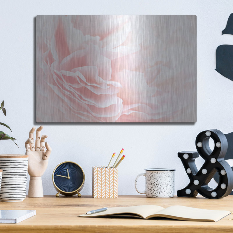 «Lark Manor» «Rose 2» par Photoinc Studio, art mural en métal, H 12 po x l 16 po