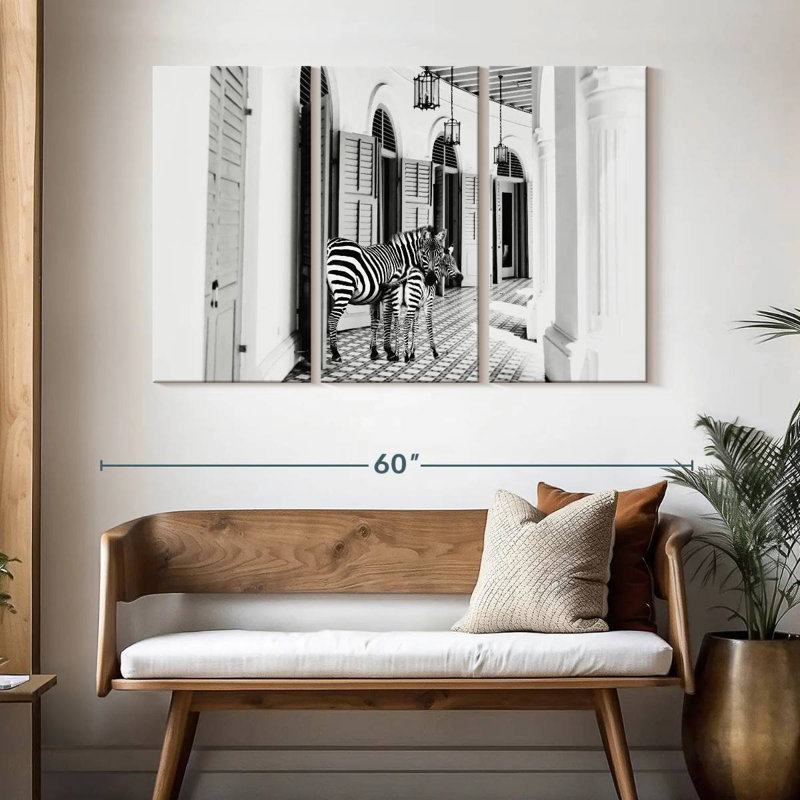 Brampt Zebra Hotel, 32" H x 50" W