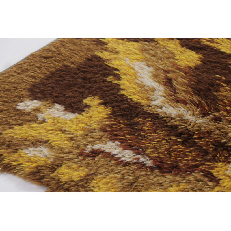 Vintage One-of-a-Kind 3'9" X 5'8" Hand Knotted Area Rug