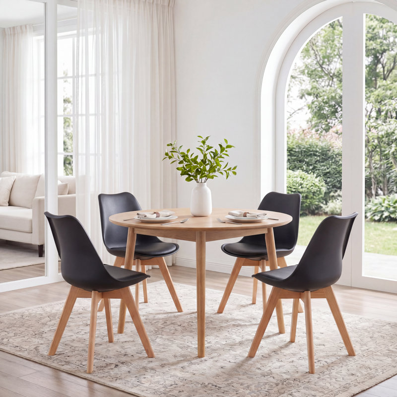 19 H Dining Chair, Black
