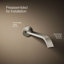 Garniture de robinet de lavabo de salle de bain mural Composants-52816406