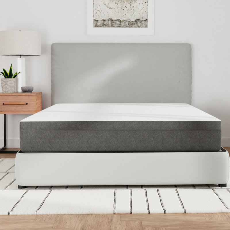 Très grand matelas en mousse gélifiée avec soutien de bord à côté - sommeil plus frais, soutien apaisant, Très grand lit