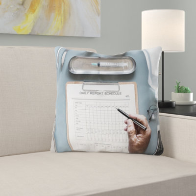 Checklist Throw Pillow