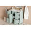 Meuble-lavabo 36 po avec lavabo en céramique, portes à fermeture douce, 2 tiroirs double couche et 2 tiroirs standard, tablette réglable-115688529