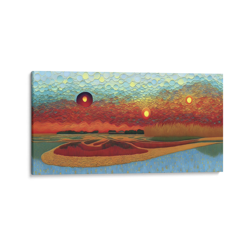 Modern Earth 111, 24" H x 48" W