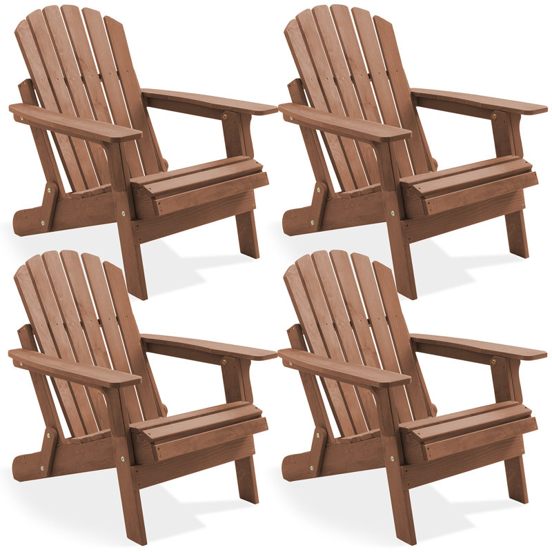 Outdoor Adirondack Chair, Brown