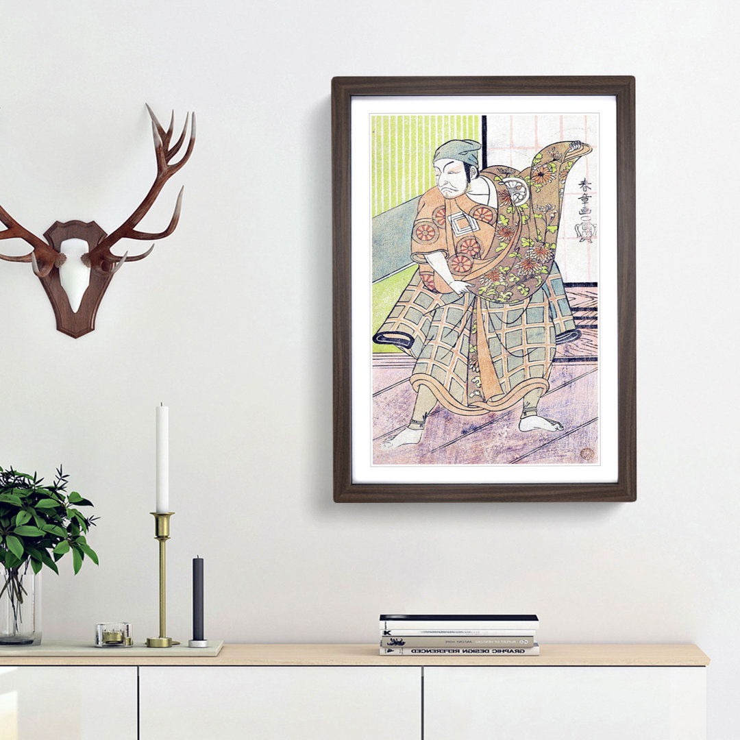The Fourth Ichikawa Danjuro by Katsukawa Shunsho - Picture Frame Painting Print