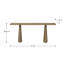 Console architecturale Oak Crest couleur blé – Placage en chêne blanc américain