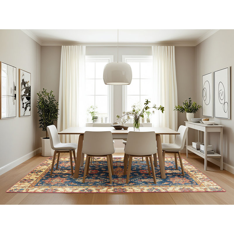 Abstract Indoor Rug, Rectangle 7' x 10'