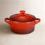 Le Creuset Stoneware Set of 4 - 8 oz. Mini Round with Lids and Cookbook-10538313
