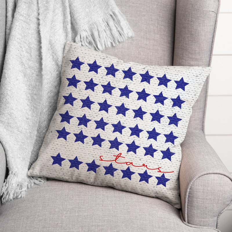 Reversible Throw Pillow, 16" x 16"