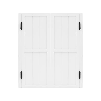 42-Inch Swing Partition Door, Saloon Style Wood Half Door