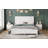 Queen Size Solid Pine Bed Frame With Barn Door Headboard & Under-bed Storage-1505544523