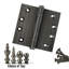 Charnière de porte simple en laiton massif à roulement à billes H 4 po x l 4 po-63218585