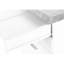 Classeur mobile pour le travail de bureau, roulettes, stratifié de ciment blanc et gris, rangement avec roulettes, finition stratifiée