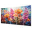 Multicolored Ferns Collage V Plants & Flowers Wall Decor on Metal