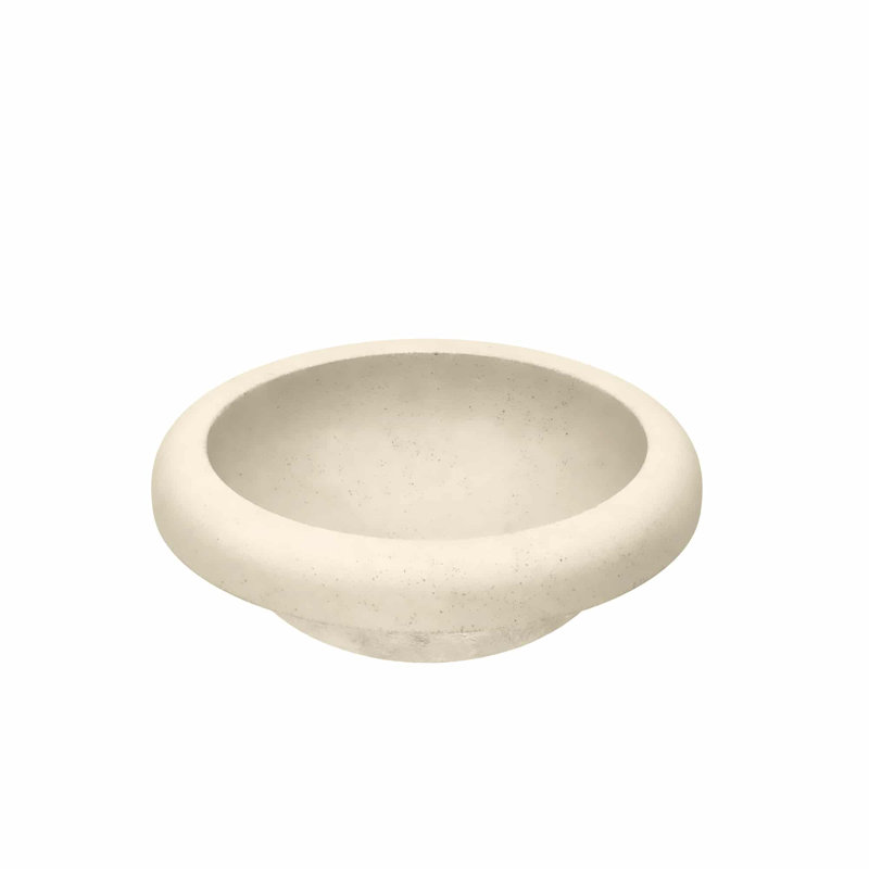 Cuyama Slate Stone Handmade Oval Drop-In Bathroom Sink, Sand