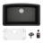 Karran Quartz 32'' X 19-1/2'' Single Bowl Undermount Kitchen Sink Kit-50597874