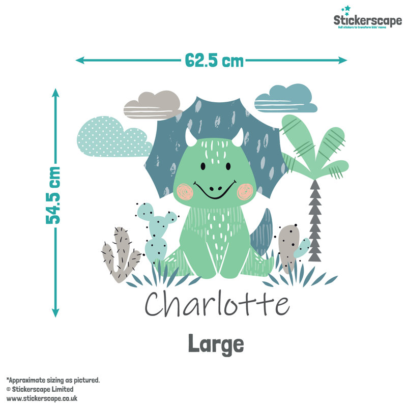 Animals Non-Wall Damaging Wall Decal, Green, 65" H x 56" W