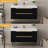 35.4" Modern Bathroom Vanity With Undermount Sink, Sintered Stone Top, Waterproof Multi-Layer Solid Wood, 4 Drawers Storage, Free-Standing/Wall-Mounted
