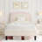Twin Size LED Bed Frame with Adjustable Upholstered Headboard, Velvet Platform for Kids, Noise-Free, Easy Assembly