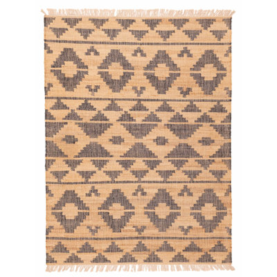 Palas Denizli Tan Kilim 5'5" x 7'3"