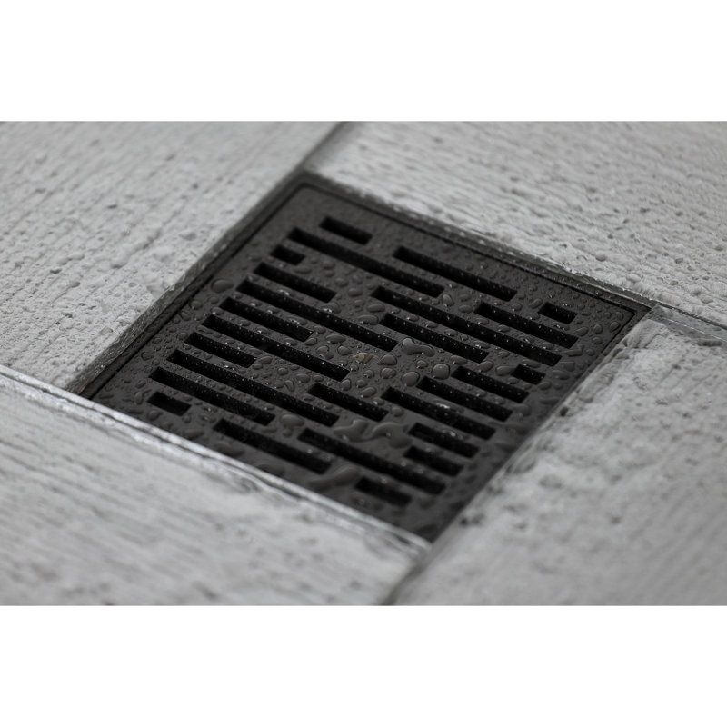 Drain de douche à grille Watercourse, Bronze huilé