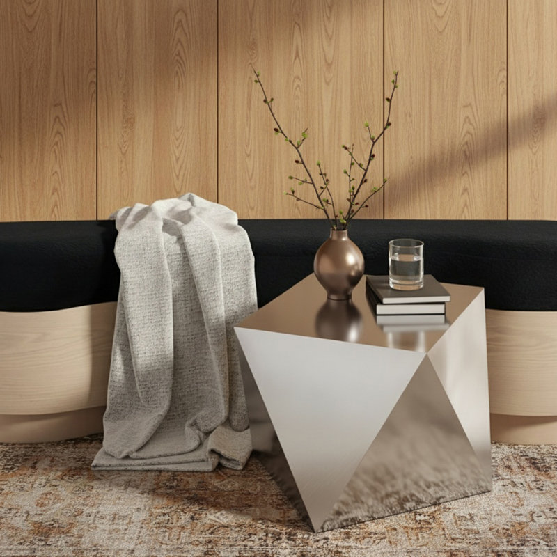 Table de bout Suki, Argent