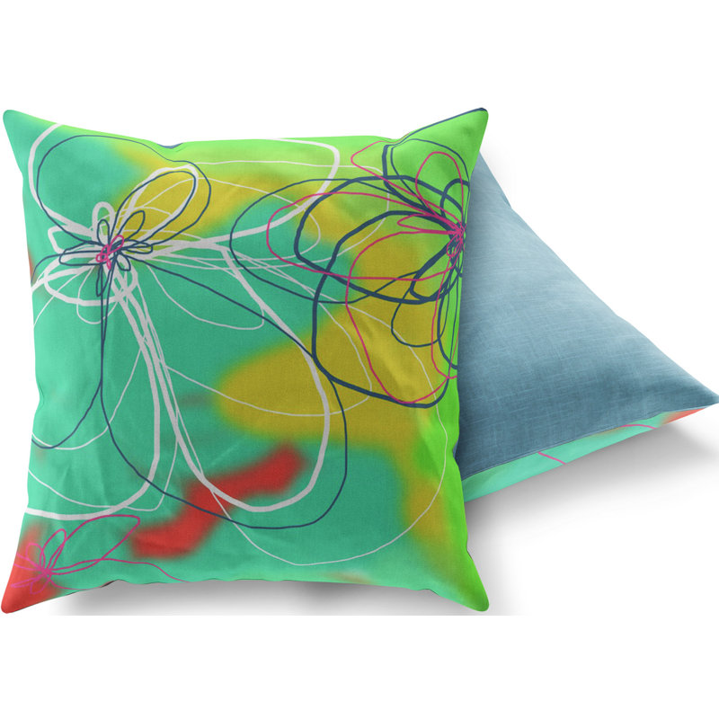 Abstract Throw Pillow